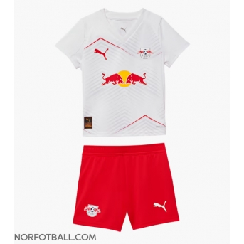 Billige Fotballdrakt RB Leipzig Replika Hjemmedraktsett Barn 2025-26 Kortermet (med bukser)